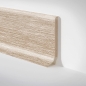 Preview: Kernsockelleiste 60 x 15 mm, 5,15 m - Smoked Oak white 2485